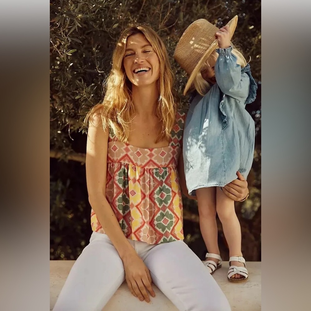 Anthropologie MARTA swing blouse .